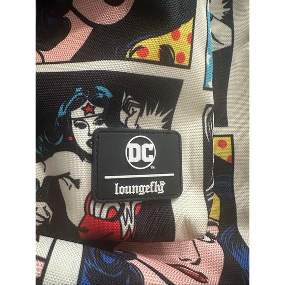 Loungefly DC Women's Multicolor Wonder Woman Panel Comic Backpack OS - Picture 9 of 9